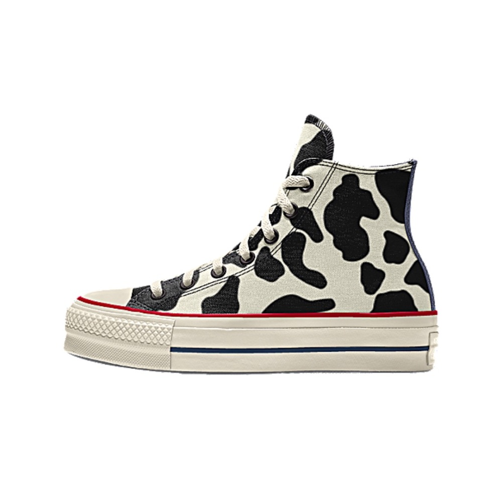 PLATFORM Cow-print Converse